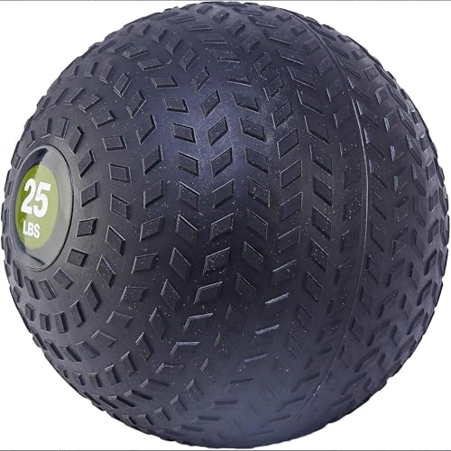 Fitvids Slam Medicine Wall Balls Workout Exercise Fitness Weighted Balls for Cross Training, Strength and Conditioning Exercises, Cardio and Core Workouts - style: 25 Pounds