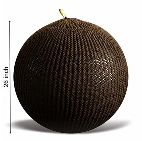 Yoga Ball Chair Cover - for 55cm and 65cm Birthing, Stability, Fitness, Balance Ball - color: Warm Taupe Brown
