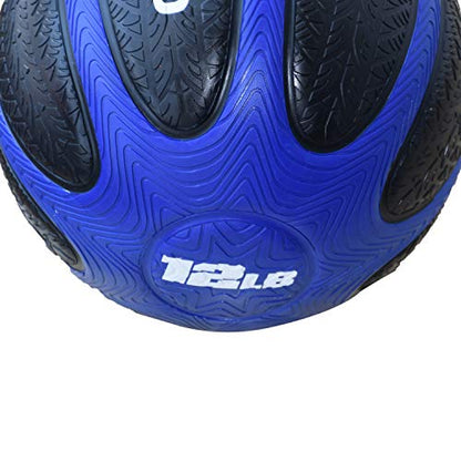 Cap Barbell Medicine Ball - style: 12 lb, Blue