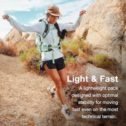 Osprey Tempest 22L Women's Lightweight Hiking Backpack - Small Daypack for Travel & Camping, Frosty Mint Green/Botanica - color: Frosty Mint Green/Botanica, size: 22L - Standard Fit
