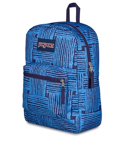 JanSport Cross Town Backpack - Simple Bag for Everyone with 1 Main Compartment, Front Utility Pocket - Premium Class Accessories - Threaded - color: Threaded