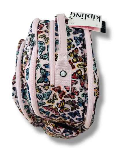 Kipling Women's Seoul Extra Large 17" Laptop Backpack, Durable, Roomy with Padded Shoulder Straps, Built-In Protective Sleeve - color: Butterfly Day, size: 13.5''L x 17.75''H x 9''D