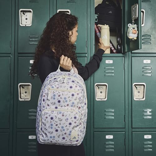 adidas Lineage Backpack for Laptop, School and Travel, 22L, Maroon/Black, OSFA - color: Maroon/Black