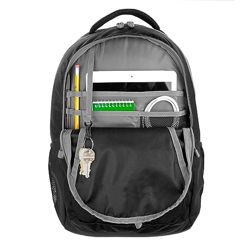 Eddie Bauer Adventurer Backpack with Organization Compartments and Hydration/Laptop Compatible Sleeve, Adventurer - Black, 25L - color: Adventurer - Black, size: 25L