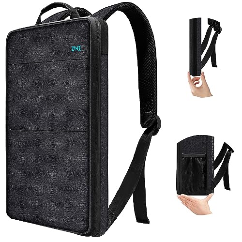 ZINZ Slim & Expandable Laptop Backpack Water Resistant Backpack Travel Backpack Compatible with MacBook Air/Pro/Neo 13-14 inch, XPS 13/14, Surface 13.5" and Most 13-14 Notebooks，B01K01 - color: B01k01, size: 13"-14"