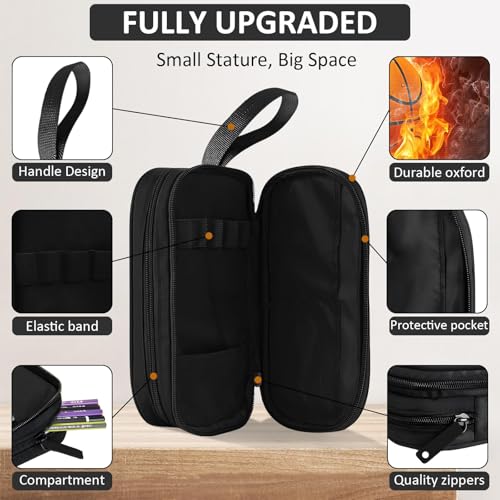 School Backpack for Boys - 4pcs Basketball Boys Backpack with Lunch Box and Pencil Case for Kids Children Teens Elementary Middle School - Students Bag for Ages 6-18,17″Bookbag Travel Back Pack - color: Basketball-02-backpack Set