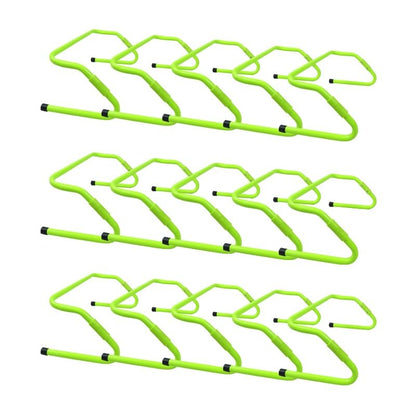 SRNSAEB Kids Adjustable Hurdle 20 15 10 8 6 5 Pcs, Rotatable Pediatric Hurdles with Portable Carry Strap, Park/Backyard/Home Agility Training Equipment Hurdle Set for Students/Preschoolers(15pcs) - size: 15pcs