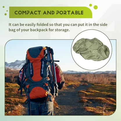 100L Backpack Rain Cover Waterproof Bag Dust Hiking Travel Camping Bags Portable Large, Green