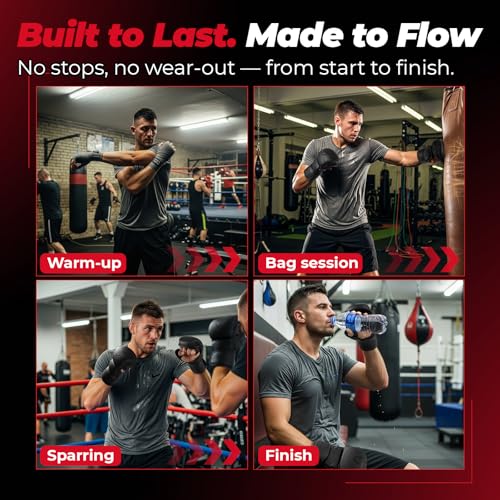 LIBERLUPUS MMA Gloves for Men – Punching Bag Gloves for Men, Open Palm Training Gloves for MMA Sparring, Kickboxing, Muay Thai, Youth Self-Defense, Durable Synthetic Leather with Wrist Support - size: Large-X-Large