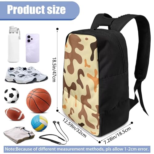 Basketball Backpack With Separate Ball Compartment And Shoes Fit Basketball Volleyball Football - color: Abstract