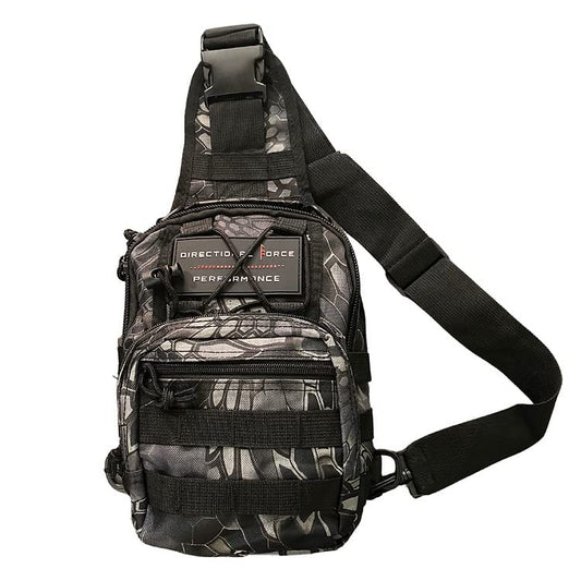 Directional Force | Toma-Hawk Shoulder Bag | Durable Crossbody Bag with Multiple Storage Compartments | Performance Apparel & Products (Phoenix Camo) - color: Phoenix Camo