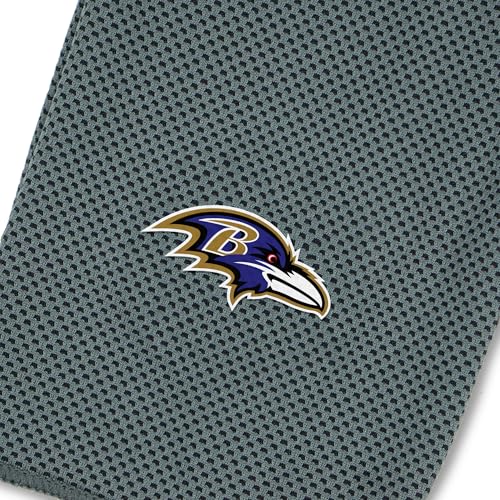 Northwest NFL Baltimore Ravens Cooling Towel, 12" x 40", Charcoal - color: Baltimore Ravens