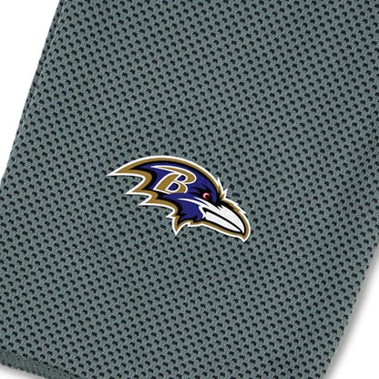Northwest NFL Baltimore Ravens Cooling Towel, 12" x 40", Charcoal - color: Baltimore Ravens