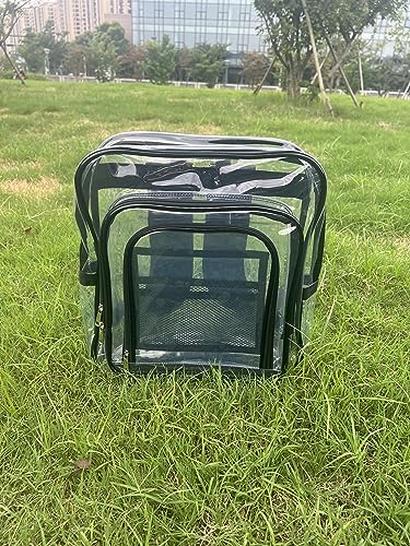 heavy duty cleanroom clear backpack for engineer working in clean room … - color: One Piece Clear Small