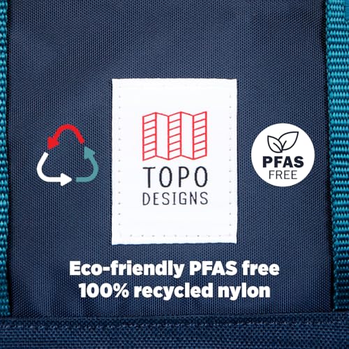 Topo Designs Global Travel Bag – 30L or 40L - Carry-On Compliant Most Airlines, Durable Travel Duffel Bag, Clam Shell Main Pocket, Laptop Sleeve, Backpack, Luggage (30L / Sea Pine) - color: Sea Pine, size: 30L