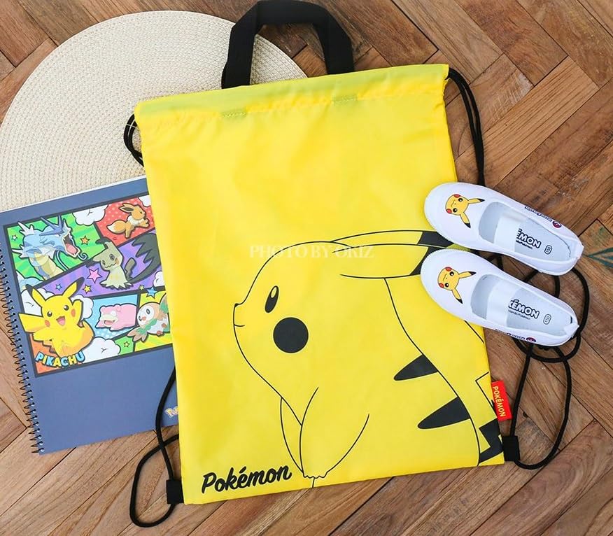 Pikachu Drawstring Backpack Gym Sackpack Travel Bag Multi Purpose Bag (Yellow2) - color: Yellow2