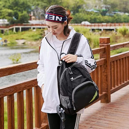 Geboldil Men's and women's waterproof backpack traveling backpack fuchsia - color: Fuchsia