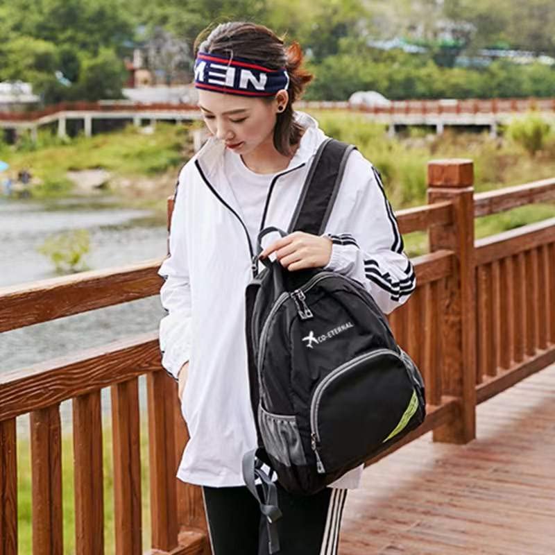 Geboldil Men's and women's waterproof backpack traveling backpack blue - color: Blue