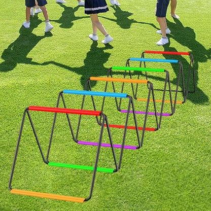 Vaveren Agility Ladder Jumping Obstacles for Men Women and Kids Flexible Folding Football Footwork Speed Ladder for Volleyball - size: 12 Grids