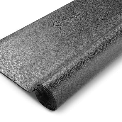Sunny Health & Fitness Equipment Mat – Multiple Size Options – Non-Slip Floor Protection Pad for Treadmill, Bike, Elliptical, Yoga or Standing Desk and other Exercise Equipment - style: Medium 79”