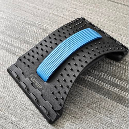 LMSEP Back Stretcher for Lower Back Pain Relief, Multi Level Back Cracker Board for Herniated Disc, Scoliosis, Spine Decompression, Back Cracking Device, Upper and Lower Back Stretcher