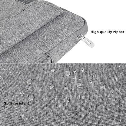 DOMISO 15.6-16 Inch Laptop Sleeve Case,Water-resistant Laptop Protective Case for MacBook Pro16,Dell XPS 16,Lenovo,HP, ASUS, Acer,Gray - color: Grey, size: 15.6-16 Inch