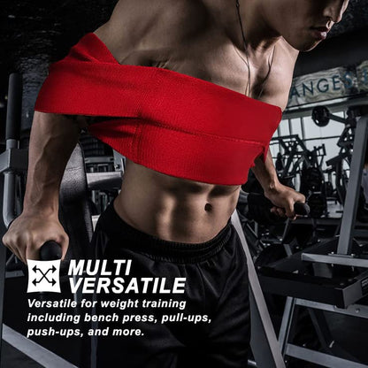 LARA STAR Bench Press Power Resistance Band, Bench Power Weight Lifting Training Fitness Increase Strength Push Up Gym Workout - color: Red(Tension:200-300lb)