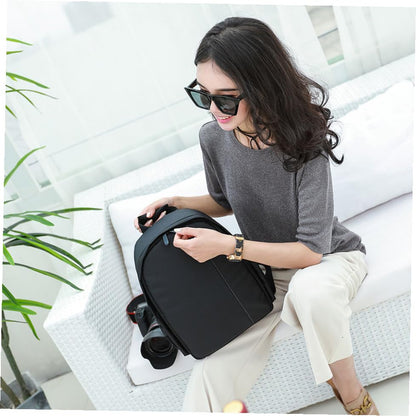 NUOBESTY 1pc Waterproof Camera Bag Waterproof Backpack Camera Storage Pouch Storage Bag Backpacks Bags Bag Storage Bags for Travel Grey Nylon