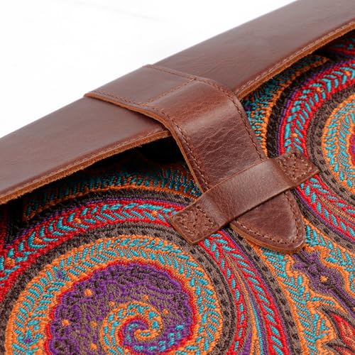 Londo Leather Sleeve Compatible with MacBook Pro 14 & Air 13-13.3 Inch (M5, M4, M3, M2, M1, Pro, Max) & iPad Pro 12.9, Premium Top Grain Leather Laptop Bag, 2020 to 2026 Models - color: Brown, size: 13-14 inches