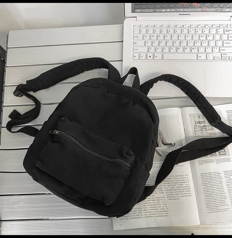 XPONNI Small Backpack Purse for Teen Girls Grunge Accessories Purse Backpack for Women Mini Backpack Purse (Black) - color: Black