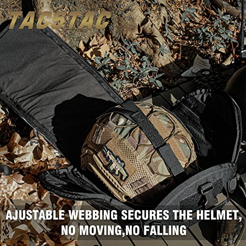Tactical Helmet Bag Pack,Multi-Purpose Molle Storage Military Carrying Pouch for Sports Hunting Shooting Combat Helmets. …