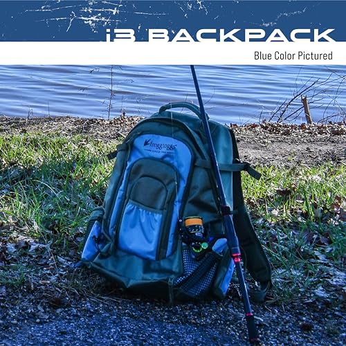 FROGG TOGGS i3 Fishing Backpack, Tackle Storage, Includes 3-3600 Bait Trays - color: Solid Elements Brown