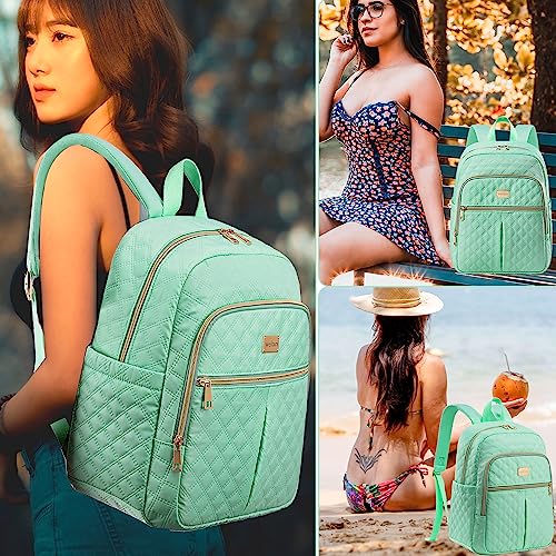 Weitars Lunch Backpack For Women Men,20L Cooler Backpack Insulated Lunch Bag For Women With Side Pockets Waterproof,Meal Prep Backpack,Adult Backpack Cooler For Lunch Picnic Hiking Camping Beach - color: Green
