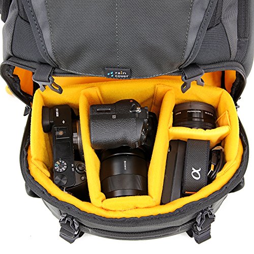 VANGUARD Alta Sky 45D Camera Backpack - Multi-Access DSLR, Drone and Laptop Storage, 22L Capacity, Holds a 13" Laptop - size: Alta Sky 45D