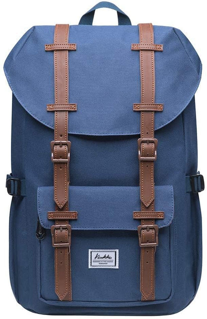 KAUKKO Laptop Outdoor Backpack Traveling Daypack Hiking Rucksack Large Capacity Bag Fits 15.6"(5-7-Blue-NEW) - color: 5-7-blue-new