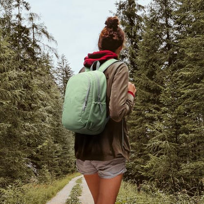 G4Free 15L Hiking Backpack, Bookbag for Students, Lightweight Water Resistant Daypack for Travel School College Women Men (Green) - color: Green