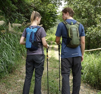 MARCHWAY Lightweight Hydration Backpack with Vest Style Straps & 2.5L TPU Water Bladder, Versatile Sleek Multi-Pocket Pack for Hiking, Cycling, Running, Backpacking, Travel - color: Blue