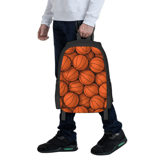 Basketball Backpack Laptop Travel Bag Adjustable Backpack Print Daypack for Men Women 16.5 In - color: Style 6