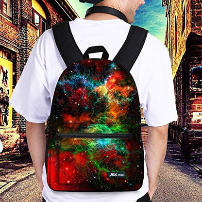 TrendyMax Galaxy Pattern Grade Backpack for Elementary Kids - color: Galaxy 7