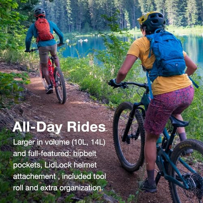Osprey Raptor 10L Men's Biking Backpack with Hydraulics Reservoir - color: Postal Blue, style: 10L