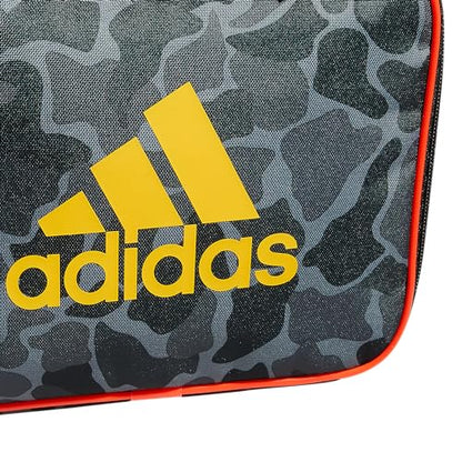 adidas Foundation Insulated Lunch Bag for men and women - color: Nomad Camo Grey/Solar Gold/Solar Red