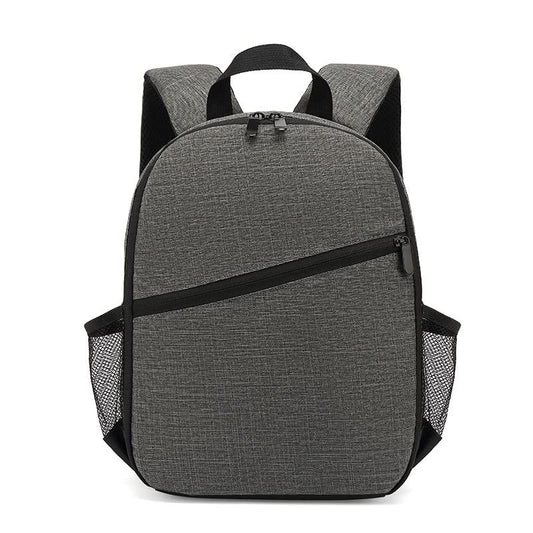Camera Backpack Waterproof Camera Bag Large Capacity Camera Case For Men Women (Grey) - color: Grey
