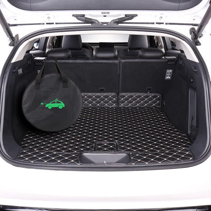 Electric Vehicle Charging Cable Organizer Bag - Heavy Duty Water Resistant Nylon Storage Bag for Jumper Cables, EV Extension Cords, Adapters, RV Sewer Pipe, Tools, Camper and Garden Hoses