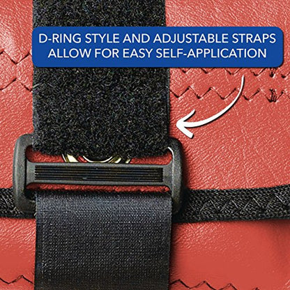 Sammons Preston Cuff Weight, 7.5 lb, Orange, 2 Velcro Strap & D-Ring Closure, Grommet for Easy Hanging, Lead Free Steel Ankle & Wrist Weights, For Strength Building & Injury Rehab, Sold Individually - style: 7.5 lbs.