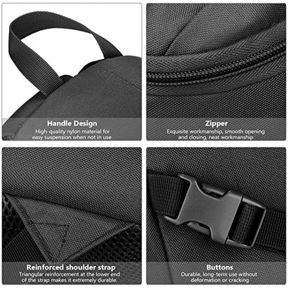ArcEnCiel 10L/20L Mini X-Small Tactical Backpack MOLLE Daypack Gear Pack Camping Bag with Patch - color: Black, size: 10L