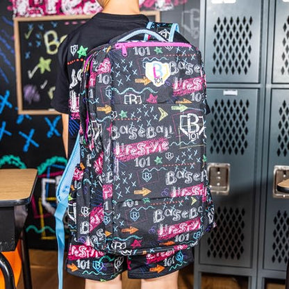 Baseball Lifestyle 101 Chalkboard Backpack - color: Chalkboard Backpack