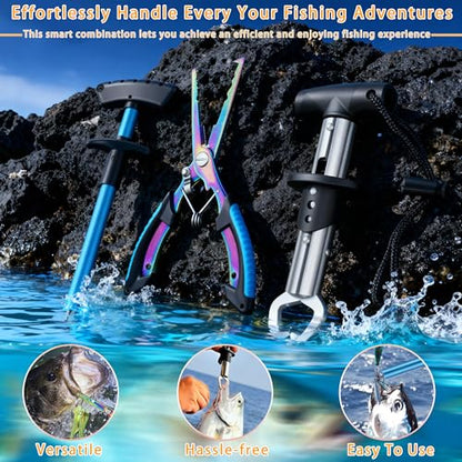 Fishing Backpack with Tackle Boxes and Rod Holder, Cooler, 30L Large Tackle Bag with Fishing Gear Lures Kit, Waterproof Bottom tackle Backpack Fish Set Gifts for Men Women-Black Back Pack - color: Black BackPack