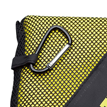 2-Pack Microfiber Towel - XXL Travel Quick Dry and Extra Soft Microfiber Towels, Lightweight and Compact for Gym, Swim Practice, Travel, Backpacking, Camping, RV, Beach, Camping - color: Yellow