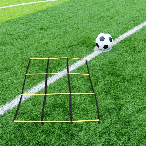 Totority Foldable Agility Ladder for Football and Soccer Training Multifunctional Speed Ladder with Sturdy Rungs for Agility and Footwork Drills in Sports Fitness