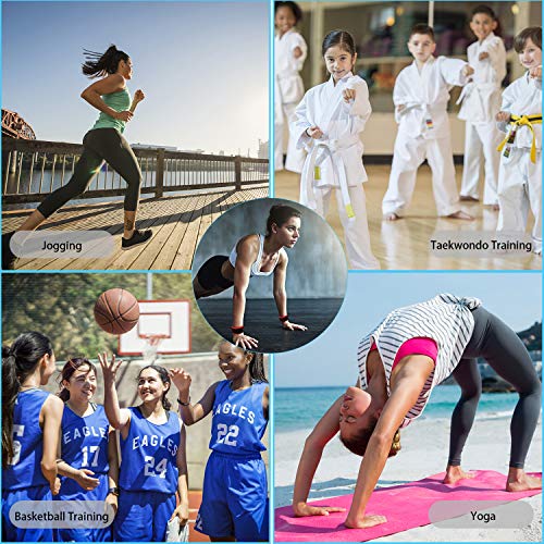 Pesas de Tobillo/Muñeca, Pesas de Puño de Mano de Brazo de Pierna Pequeña para Mujeres y Niños, Equipo de Ejercicio con Correas Ajustables para Gimnasio, Caminar, Trotar, Aeróbicos (1 Par) - color: 1.1 lb, Red
